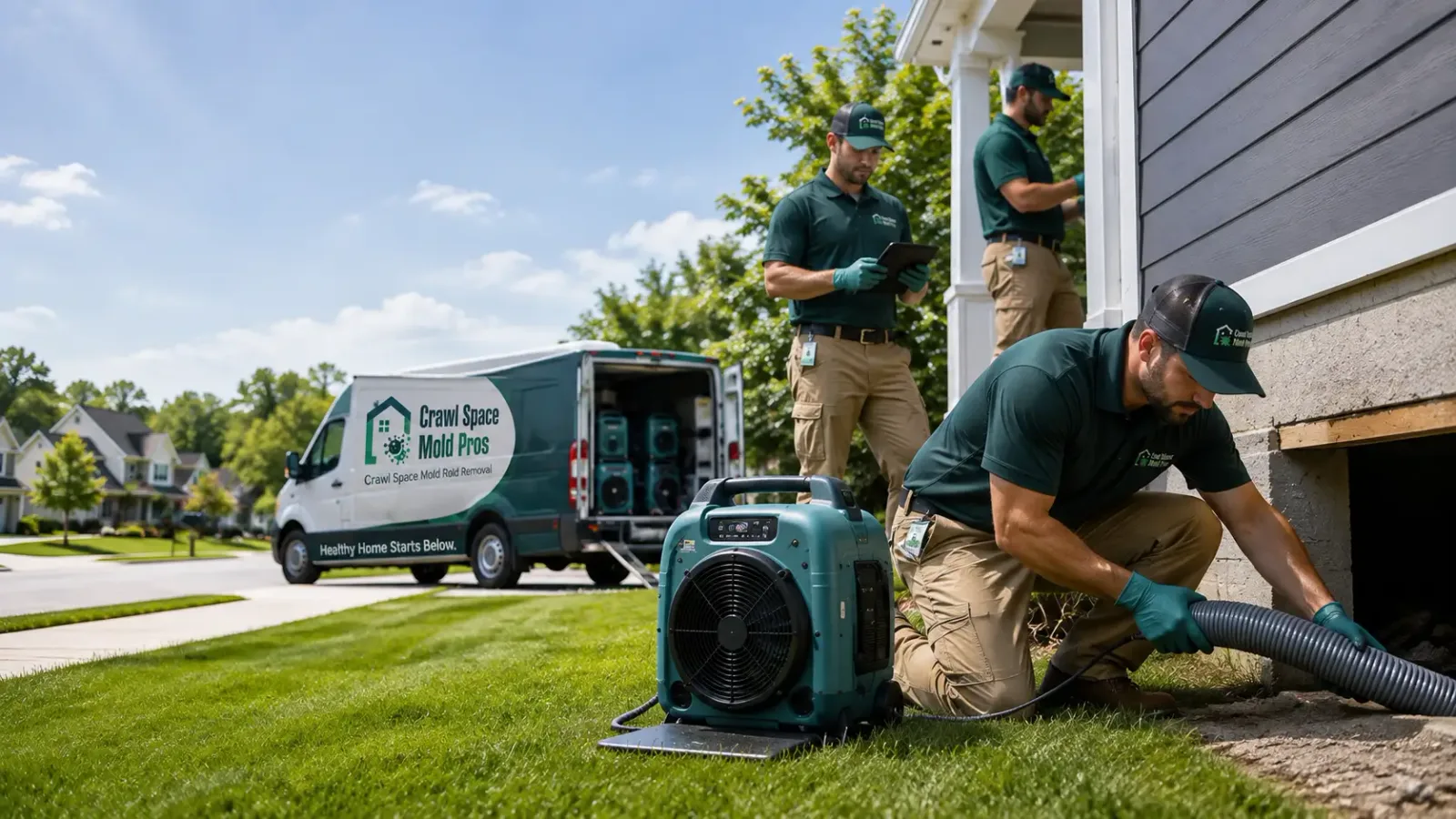 Crawl Space Mold Removal in Russell, IL